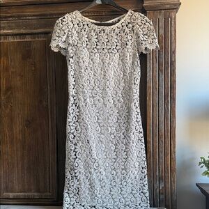 Elegant silverLace Dress
